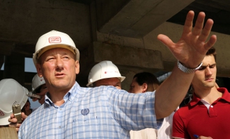 Главный инженер строительства Александр Шишло. 26 июня 2013 года.
